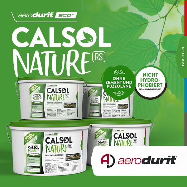 aerodurit® CALSOL NATURE RS Rollputz / Streichputz